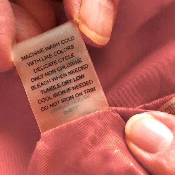 Calvin Klein Rain Coat - Jacket - Burnt Orange - Windbreaker - Medium - Picture 13 of 16